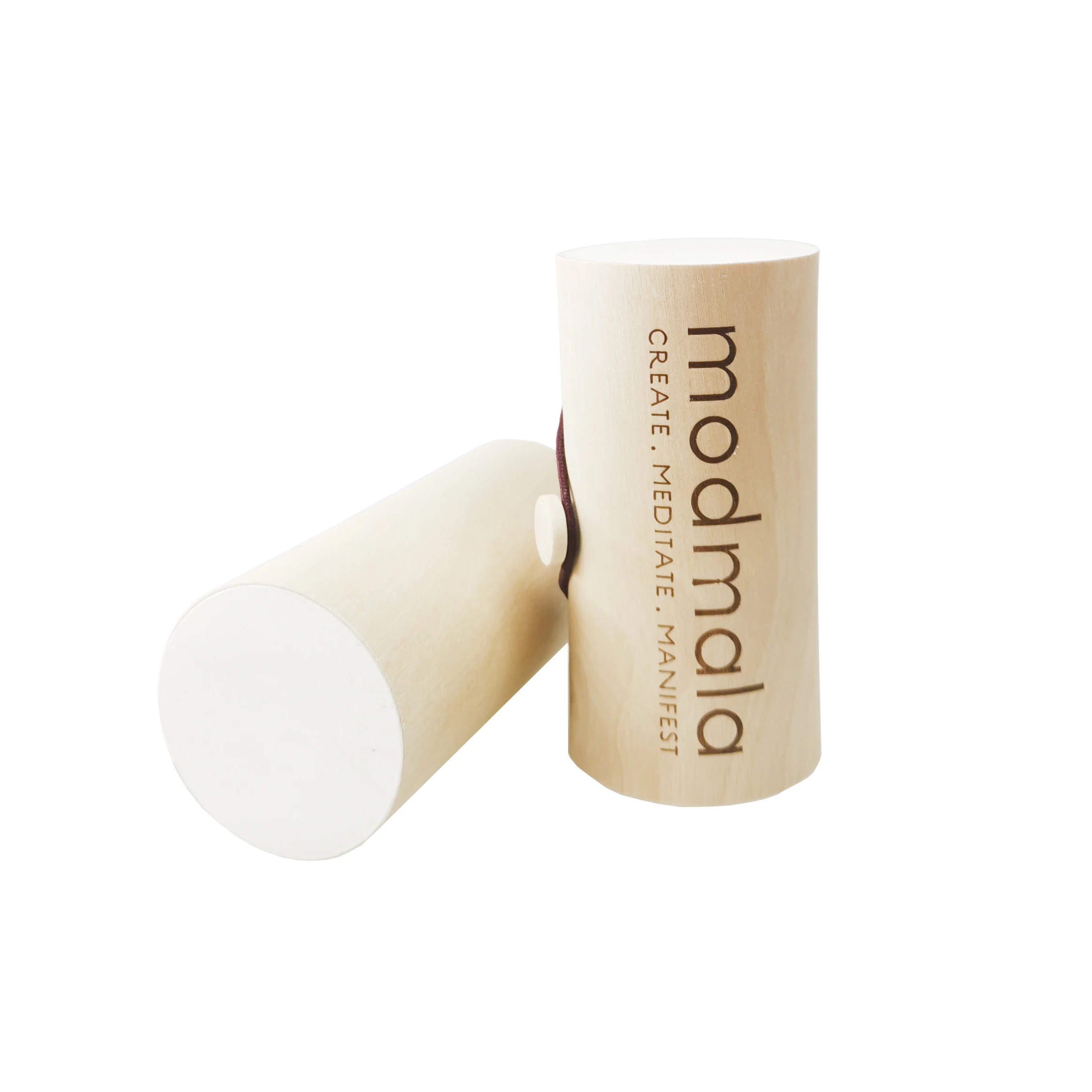 Custom Cork Bark Packing Wood Box New Style Round Storage Wooden Box Tea Cosmetics Gift Box