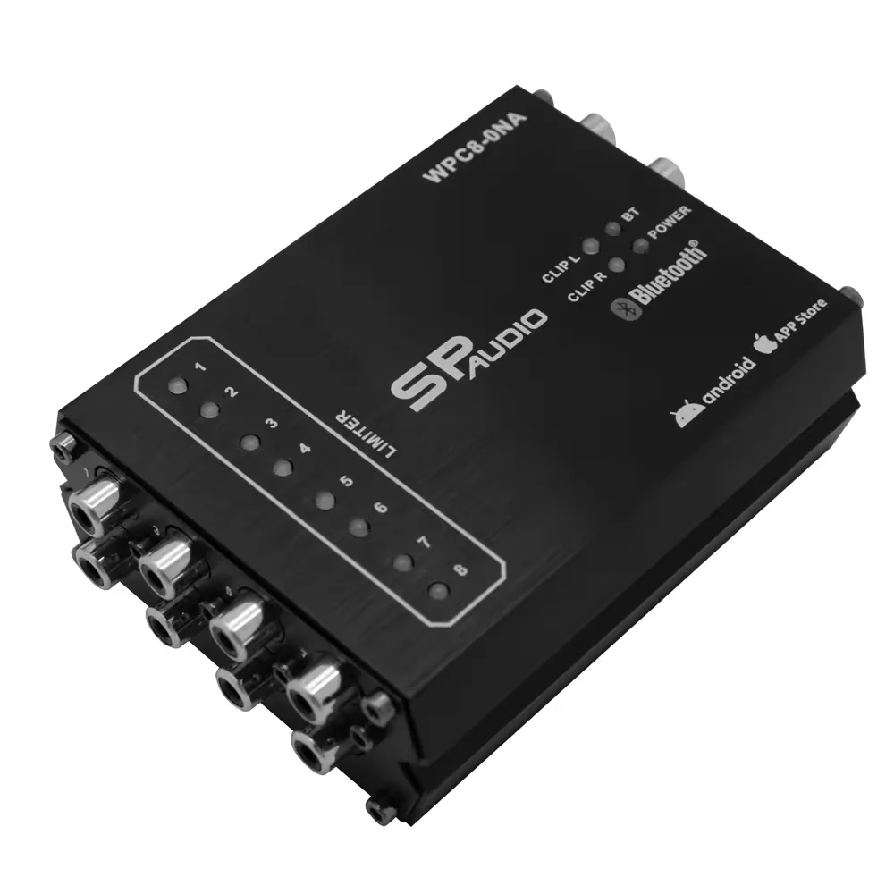 High Quality Factory Wholesale 8 Channel 31 Band Digital 100 Watt 12V  Car Audio Amplifier With Bluetooth Function