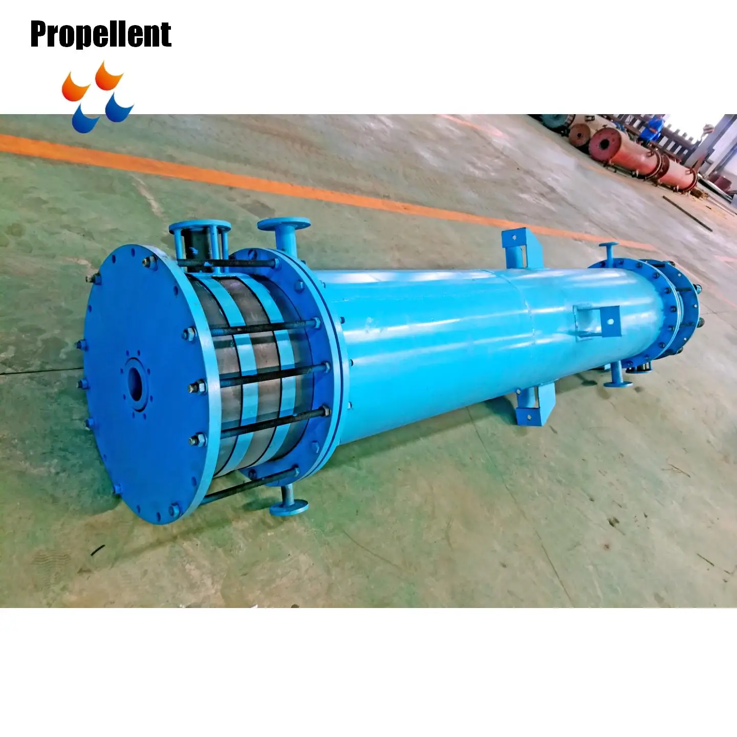 Graphite tubular heat exchanger for Cooling Phosphoric acid line