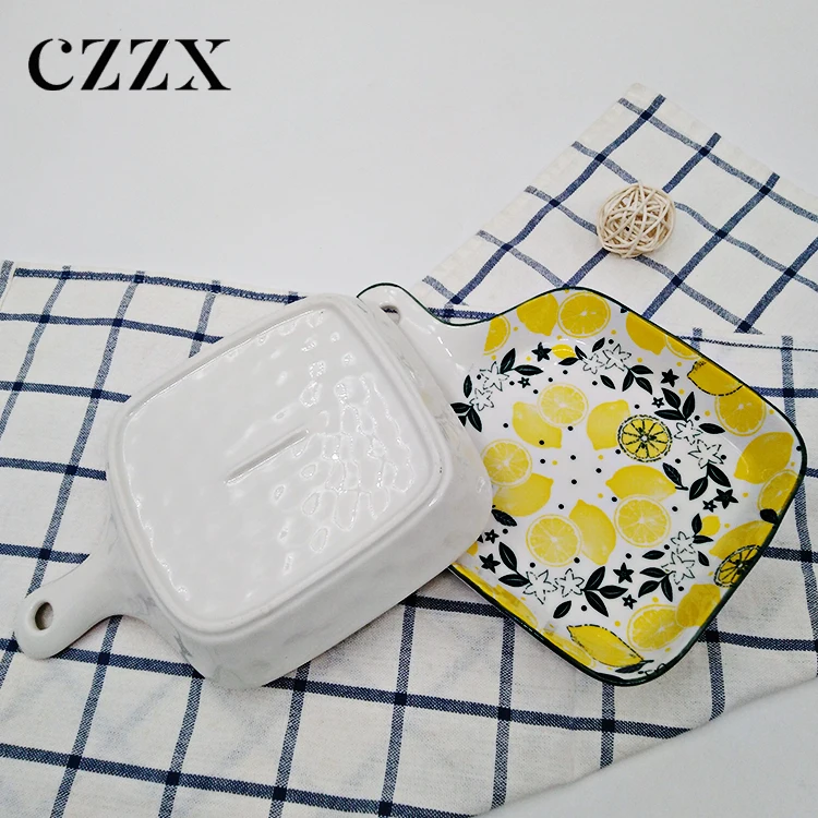 Ceramic porcelain hand-painted bakeware for cereal,salad,pasta or rice with lot of assorted designs, microwave & dishwasher safe