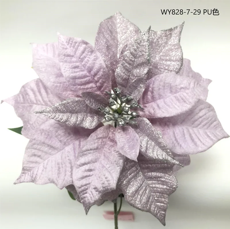 Low Price Preserved Christmas Gift Velvet Ornament Plant Flower Artificial Wedding