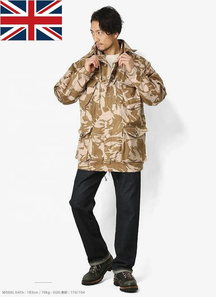 wholesale OEM Original British S95 combat Tactical Desert Camouflage parka smock windproof MTP DPM Jackets