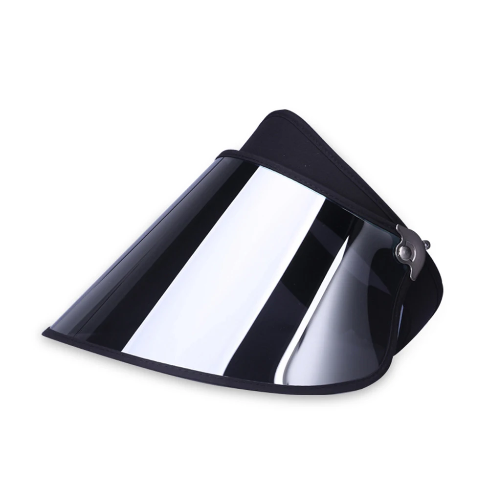 2023 Fashion Cap Sun Visor Hat  UV Protection Simple Black Hat Full Face Cover