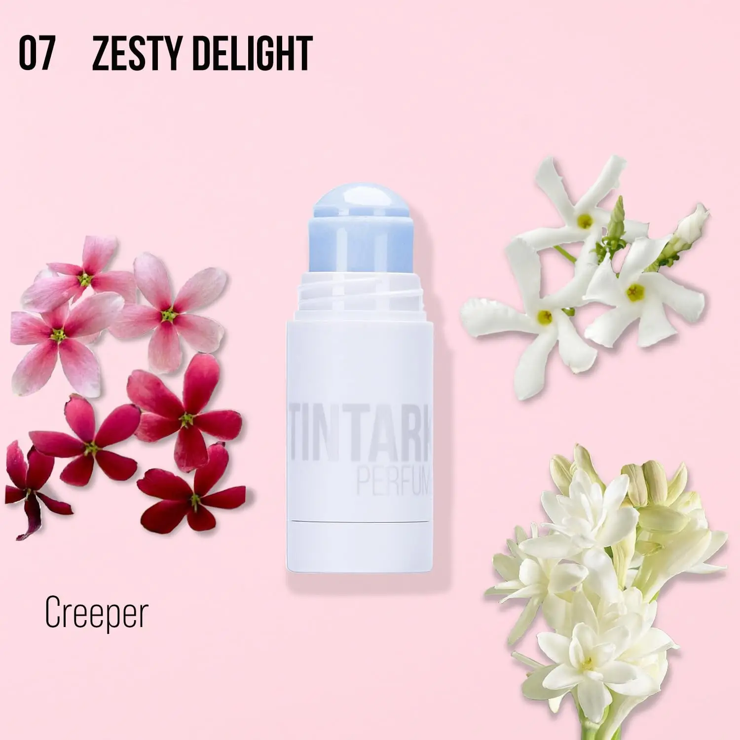 Custom solid perfume deodorization balm skin care products natural antiperspirant stick creeper floral 2-in-1 deodorant stick