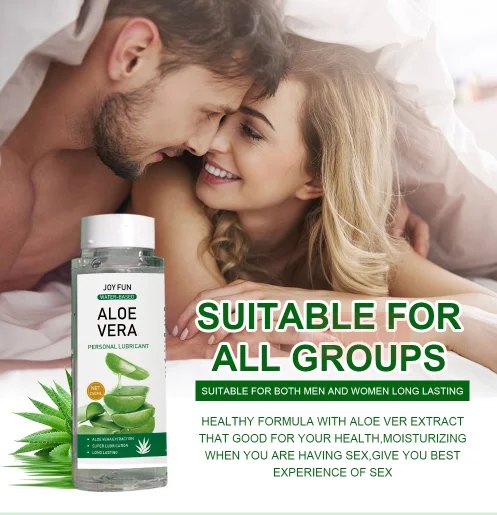240ml ready to ship aloe natural sex gel plant water based sex lubricant