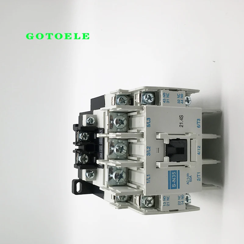 S-N series AC contactor 220V-240V 50/60HZ up to 660v 60a silver point S-N35