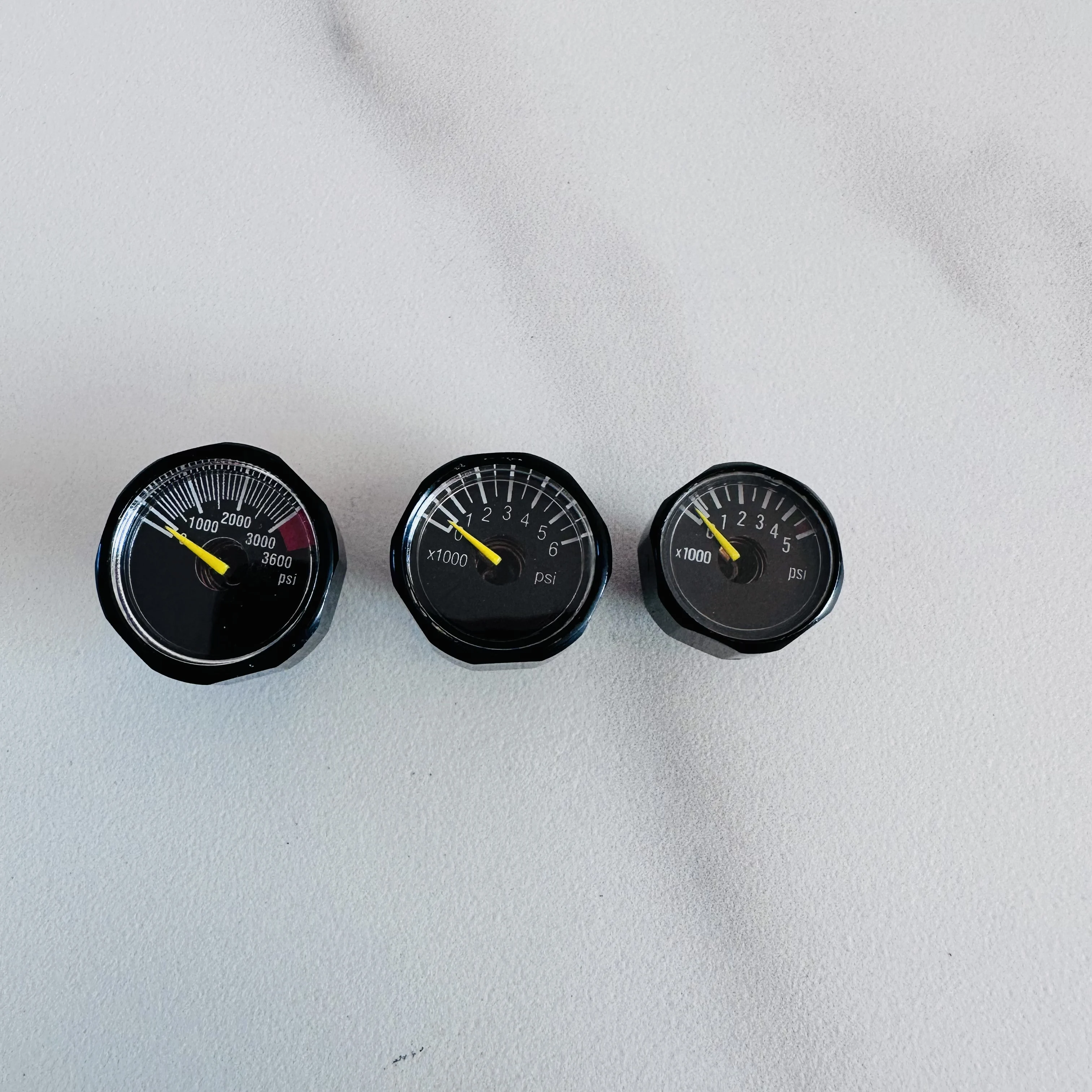 Paintball Accessories Customized 25mm 22mm 19mm Mini Pressure Gauge For Air Tank Or Regulator