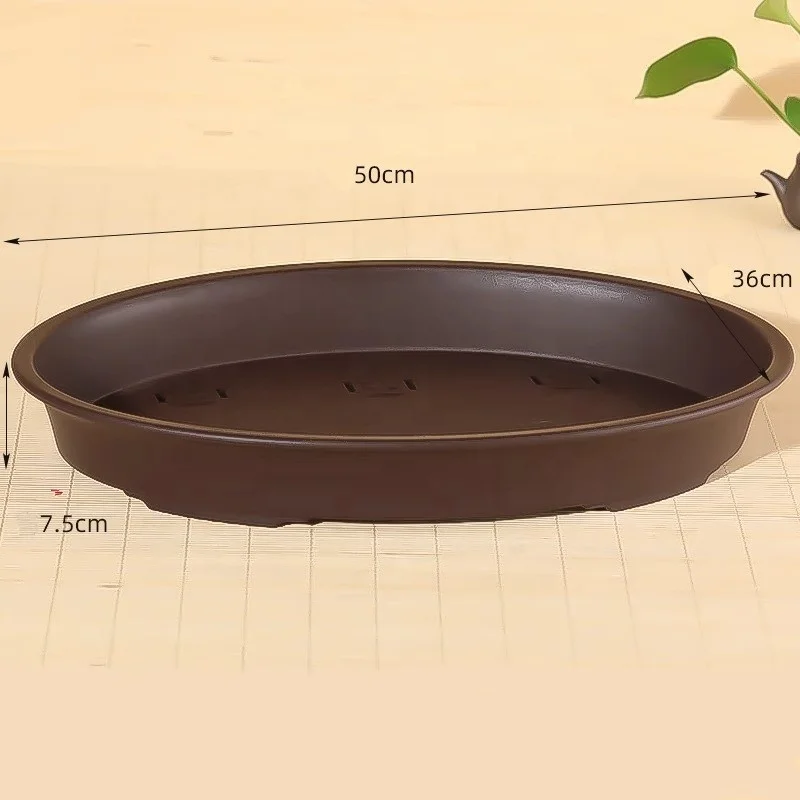 50cm 19.68inch big size oval new plastic bonsai pot succulent planter garden pot oval shallow pot for repotting