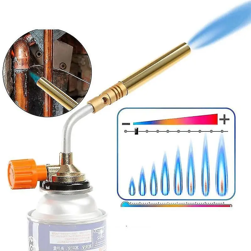 Outdoor Ignition Butane Gas Torch Welding BBQ Lighter Burner Flame Gun Camping Welding Torch