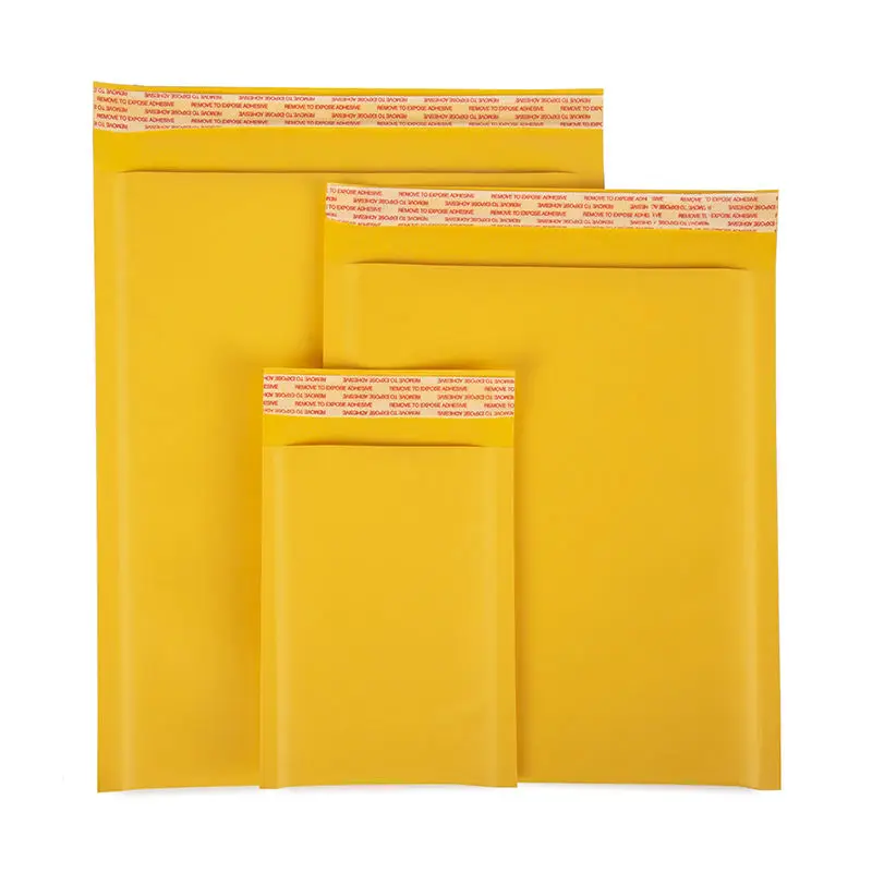 Envelope Custom Wrap Bags Mailers Bag Packaging Kraft Envelopes Padded Logo Shipping Mail Mailing Paper Wholesale Bubble Mailer