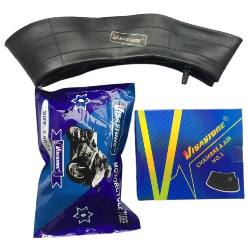 
FACTORY! VISASTONE BRAND MOTORCYCLE /TRICYCLE NATURAL RUBBER AND BUTYL INNER TUBE / BUTYL TUBE FOR MOTORCYCLE 