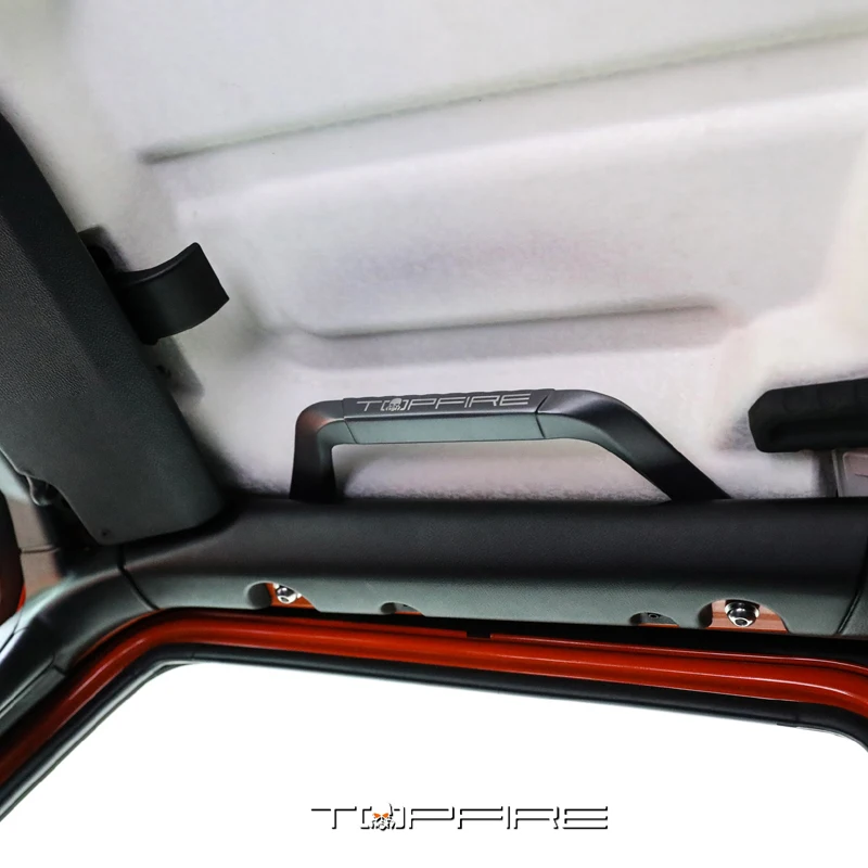 
TOPFIRE Aluminium Alloy Interior Accessories Car Grab Handle for Jeep Wrangler JL 