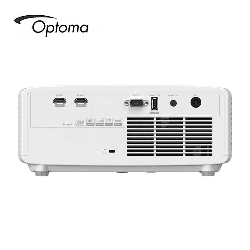 Optoma Laser commercial education HD projector DLP technology support 3d factory supply speaker built in
