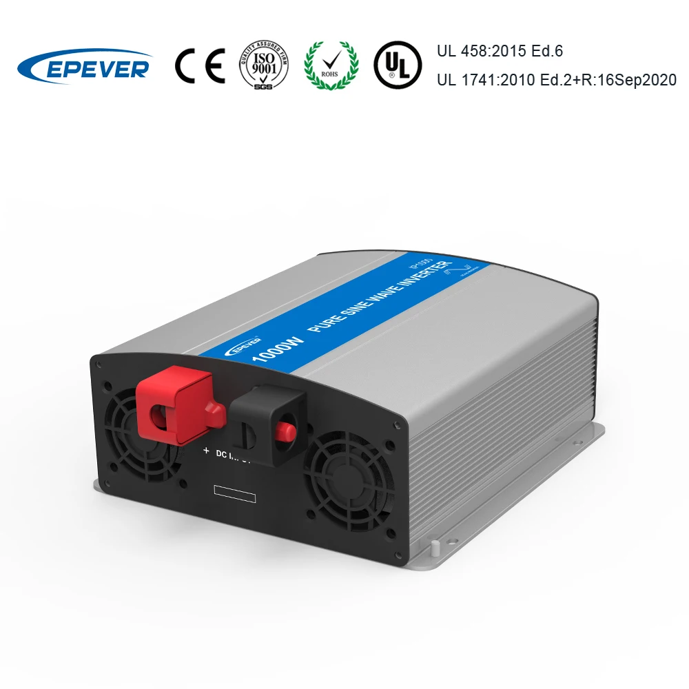 High Quality 1KW Hybrid inverter Solar Controller Inverter EPever IP1000 Pure Sinewave Inverter MPPT DC12V to 110V 120Vac