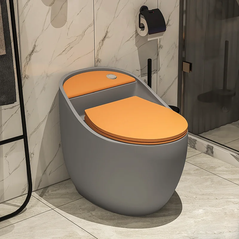 New design sanitary ware modern grey egg shape toilet bowl color inodoro bathroom wc one piece ceramic toilet