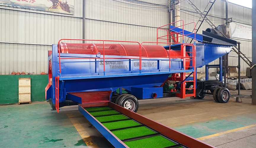 Аллювиальная установка для мойки алмазов 80-150 т/ч