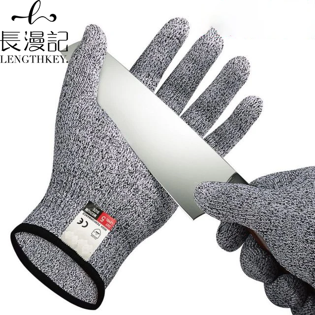 2022 Level 5 HPPE anti cutting gloves Anti slip wear-resistant gloves Glass factory construction gloves