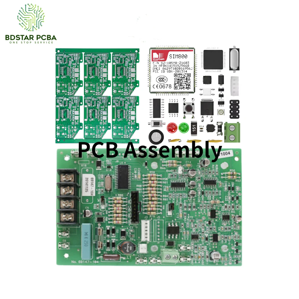 OEM pcba printed circuit board assembly manufacturer gerber file BOM list SMT DIP electronic pcb assembled