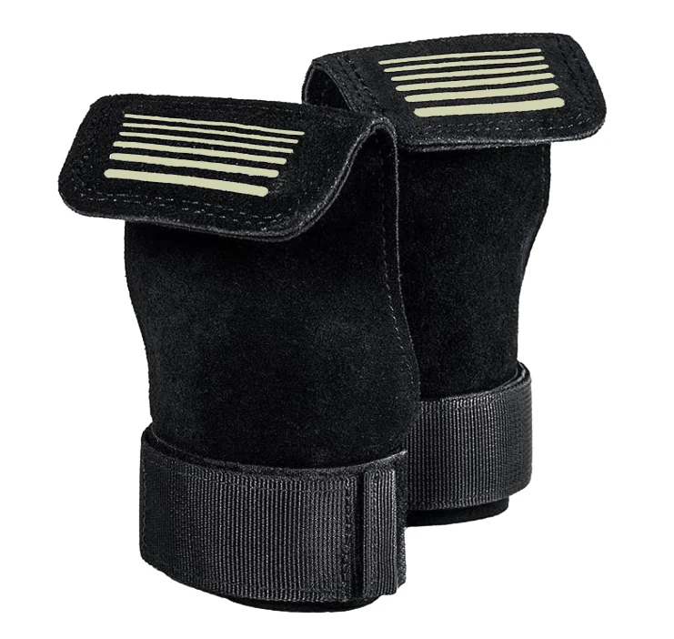 Спортивные захваты для тяжелой атлетики, накладки для тренировок, регулируемые накладки для поддержки запястья, захваты для подтягивания тяжелой атлетики-