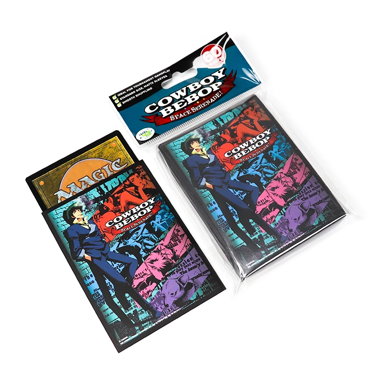 Matte Back Glossy Front CUSTOM TRADING CARD SLEEVES