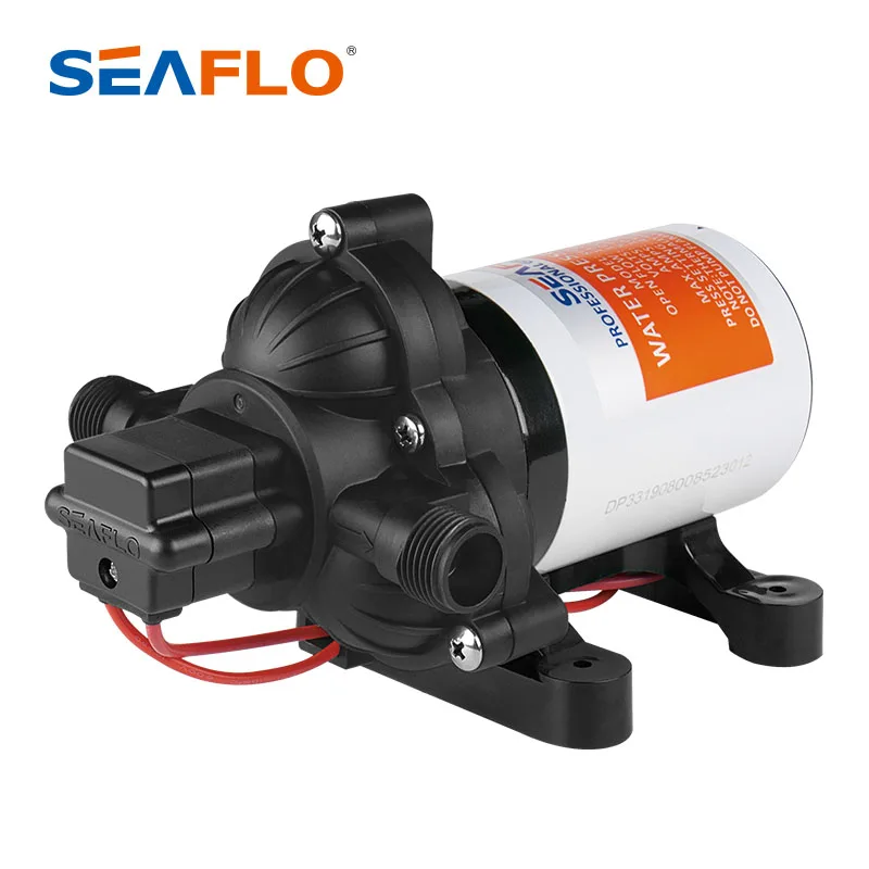 Электрический насос для питьевой воды SEAFLO 3 8 бар SGS 50 PSI пищевой водяной переменного тока поддержки заднего вида