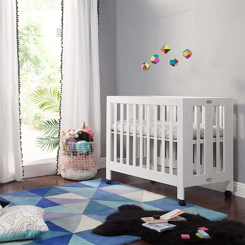 Wholesale available in stock white baby bedding set cribwholesale full sized baby crib