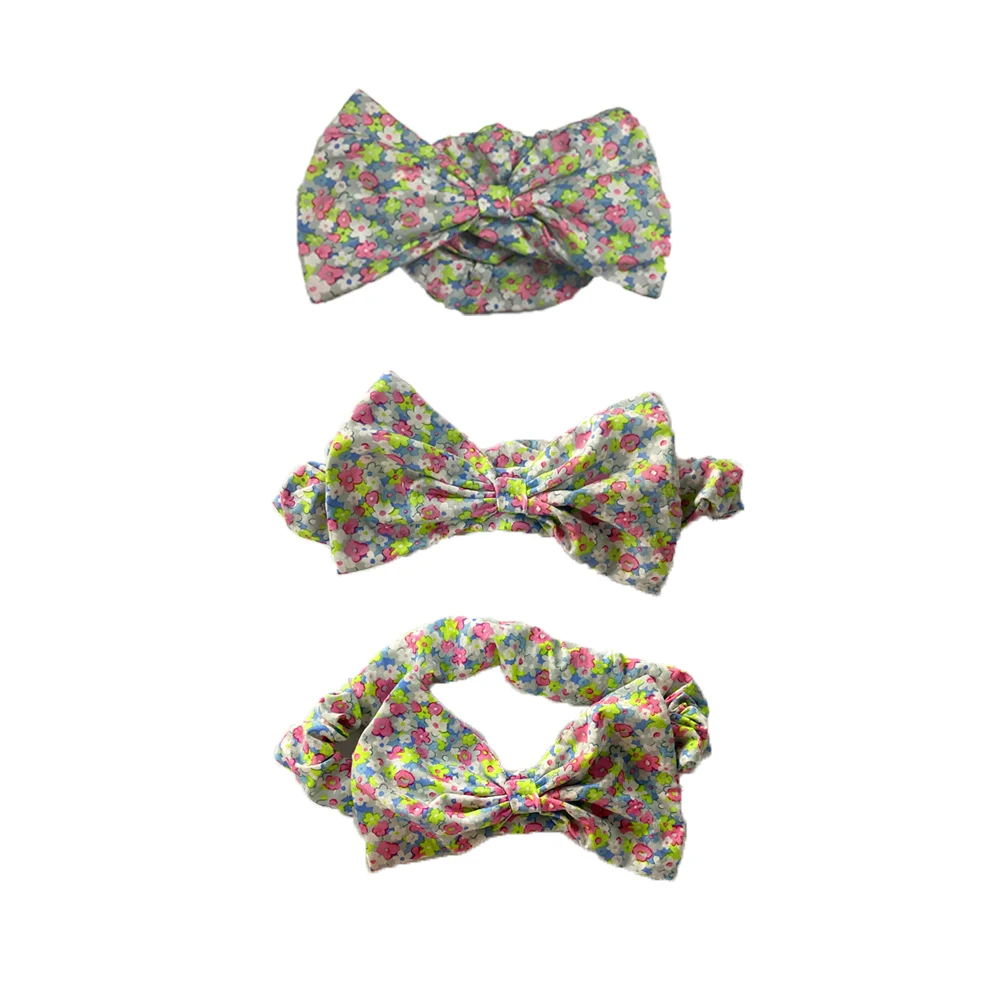 Wholesale high quality fashion birthday korean big bow baby girls dress with headband