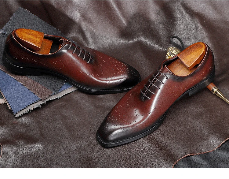 Premium Quality Hot Selling leather shoes for men Luxury Trendy Black men Official Shoes Comfortable Genuine Leather Shoes Men