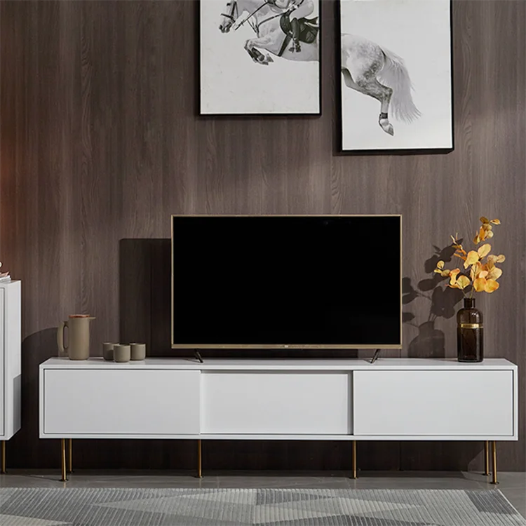 Home White tv stand modern luxury stand by me tv rack wall units designs in living room tv unit for living room