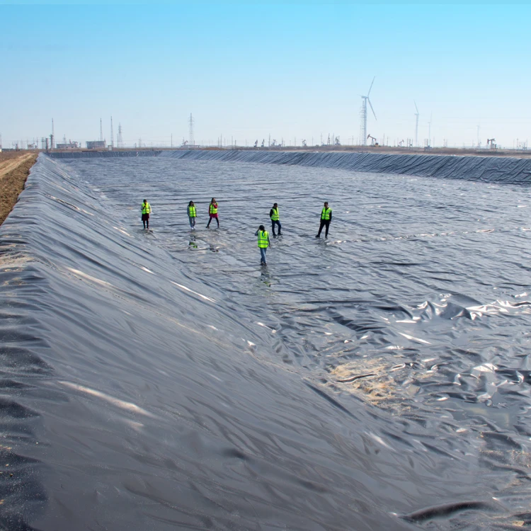1mm Waterproof UV Resistant Fish Farm Shrimp HDPE Geomembrane Pond Liner