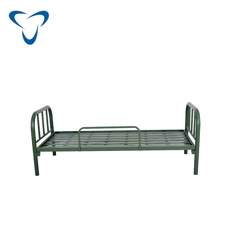 KD Structure Platform Steel Material Iron  Bed/Single Queen Metal Beds