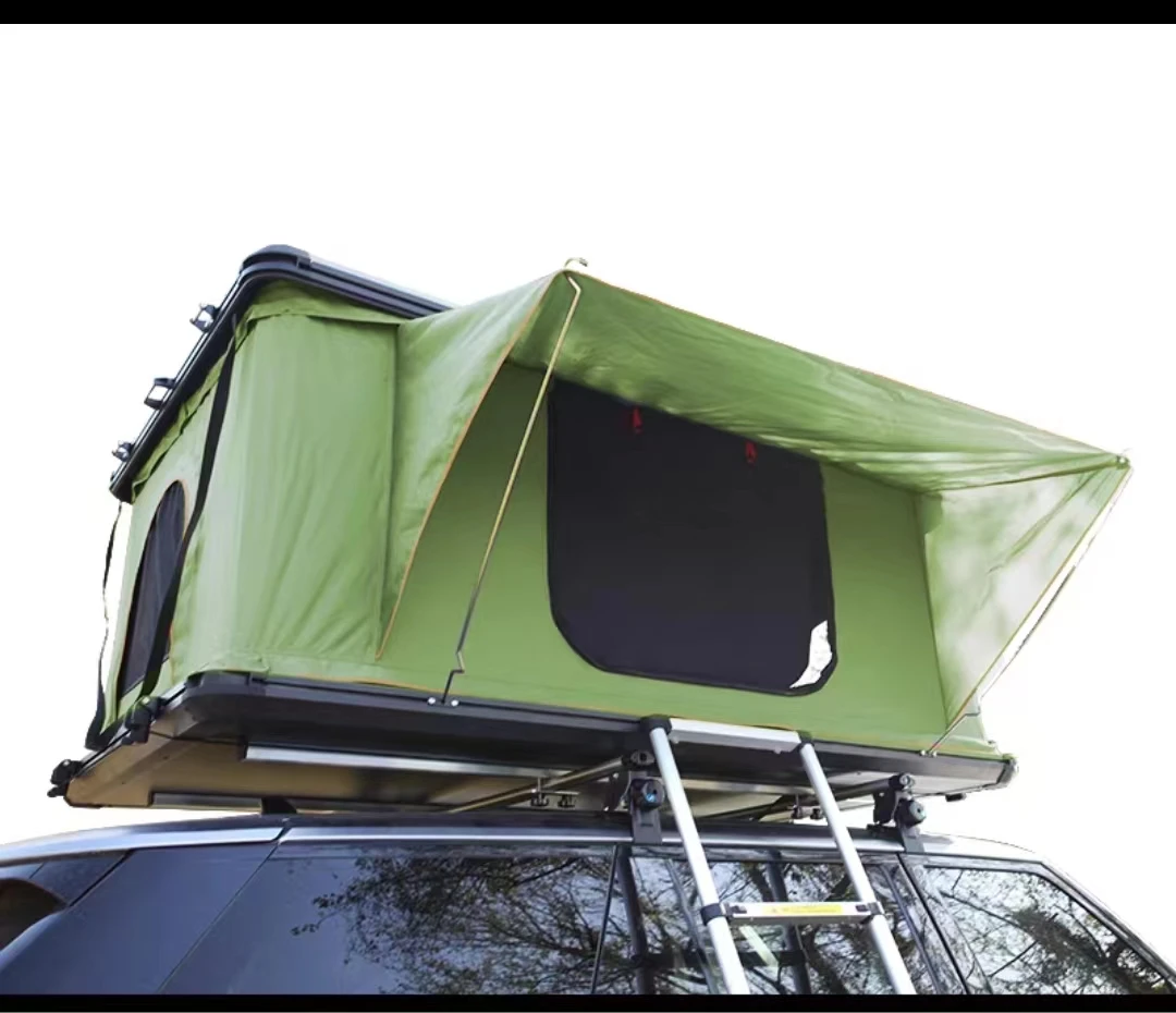 ENJOIN Roof Top Tent Hard Shell Aluminum For Camping