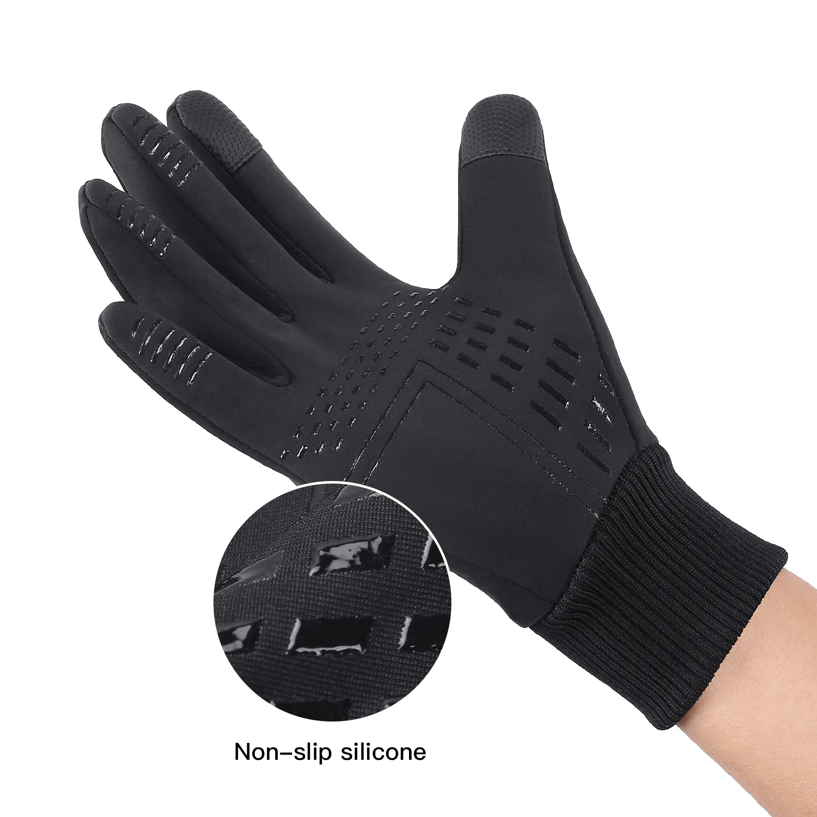 High Quality Anti Slip Outdoor sports Waterproof Warm Outdoor Winter Touchscreen Cold Winter Gloves for Men