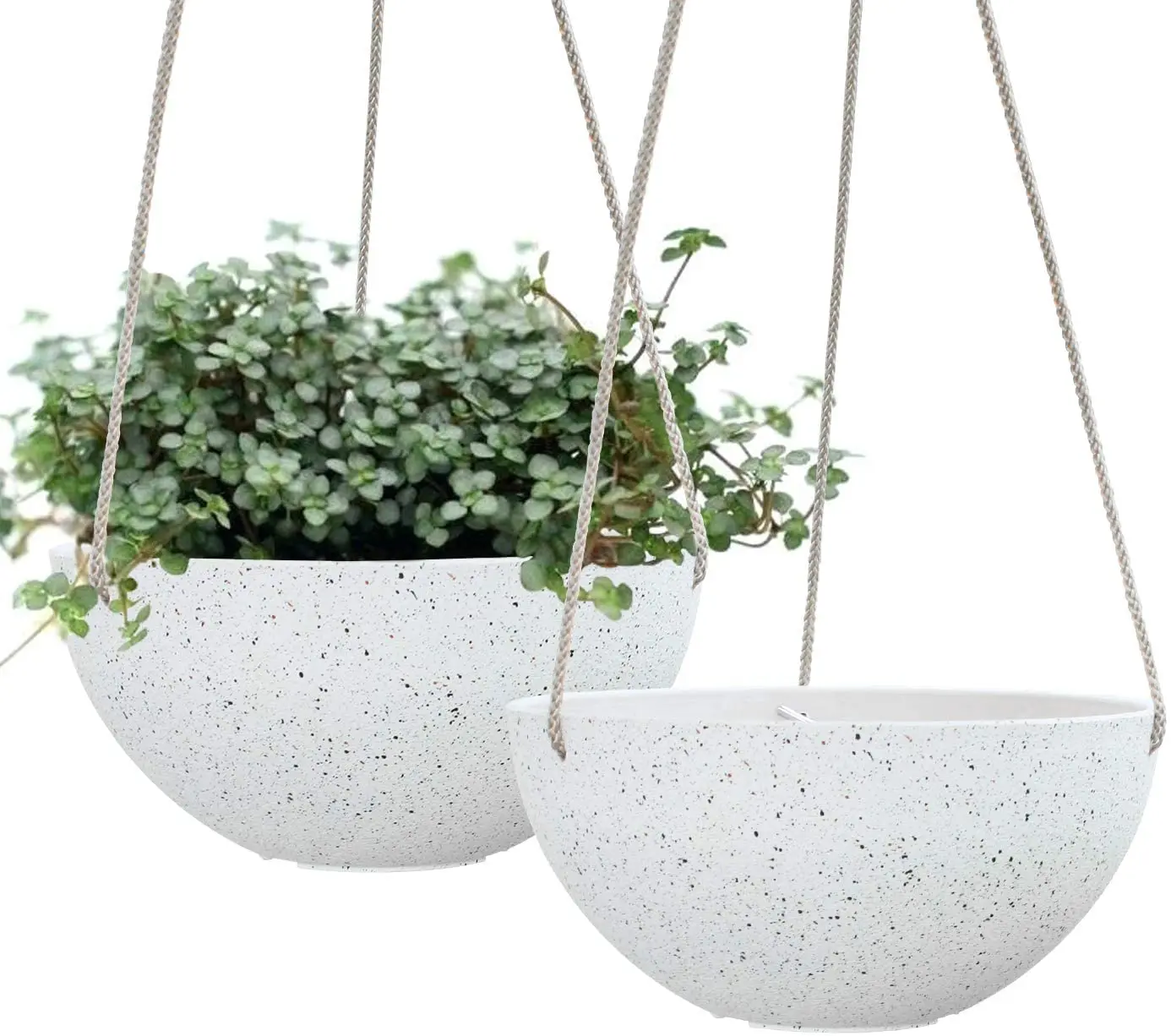 Hot Sale home and garden Outdoor Use On Balcony Plastic Hanging Basket for Plants Flower Pots decorative hanging baskets