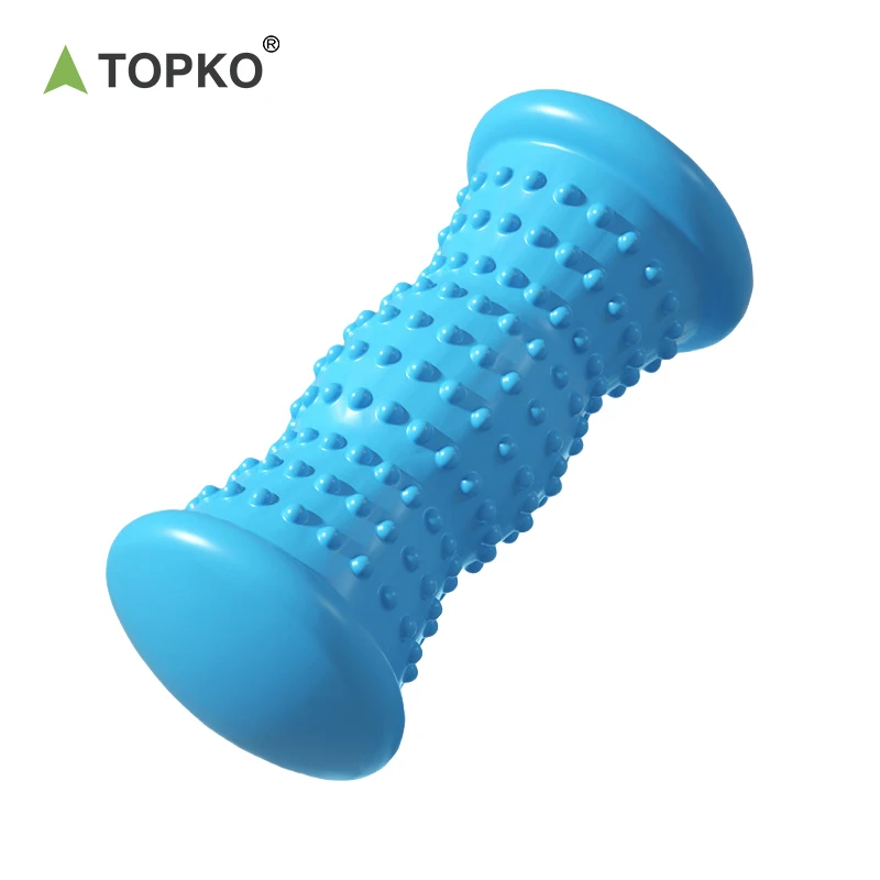 TOPKO Wholesale PVC & EVA Multifunctional Fitness Exercise PVA Yoga Rollers Durable Durable Foot Massage Rollers Gym Home Use
