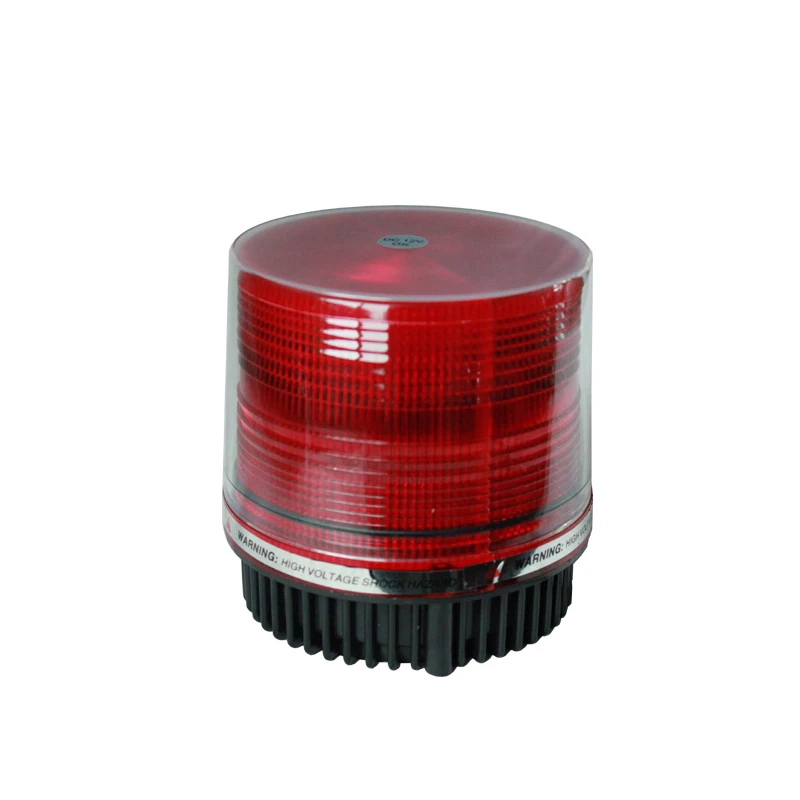 12V Mini round Amber LED Beacon Lights Car Roof Top Warning Strobe Flash for Ambulance Traffic Signal Warning