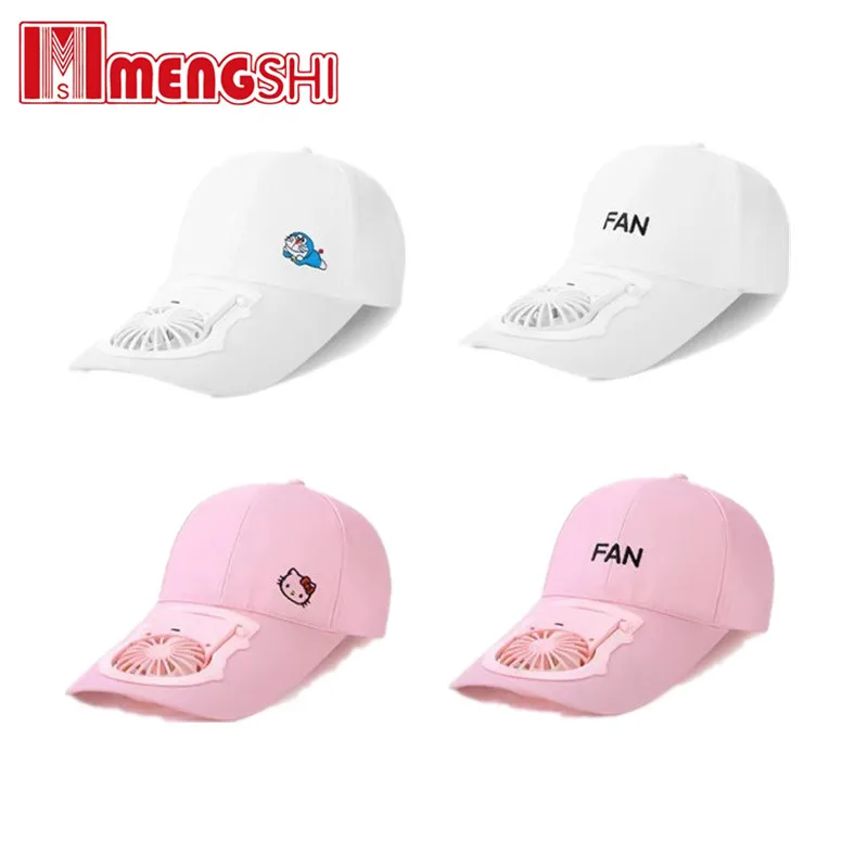 Бейсбольная кепка с вентилятором, Регулируемая прочная бейсболка с охлаждающими волосами для путешествий, с мощным ветром и зарядкой от USB