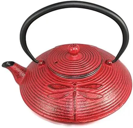 Custom Large Whistling Luxury Dragon Animal Chinese Arabic Brass Heater Deer cast iron Teapot And Cup Set