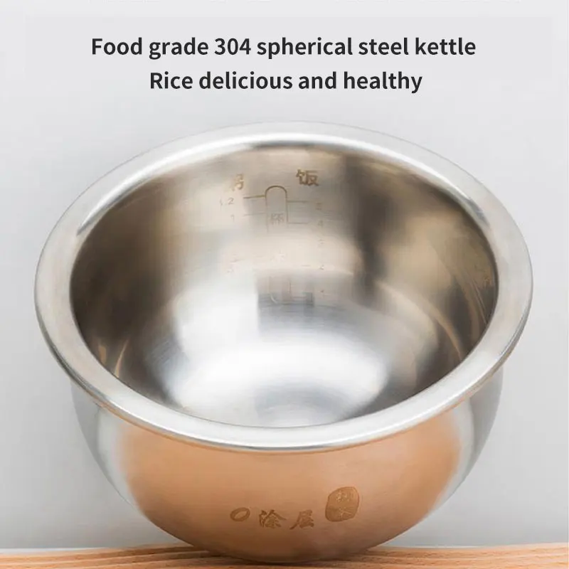 Factory Wholesale OEM 3L 5L Low Sugar Function Digital Touch Screen Rice Cooker with Stainless Steel Inner Pot