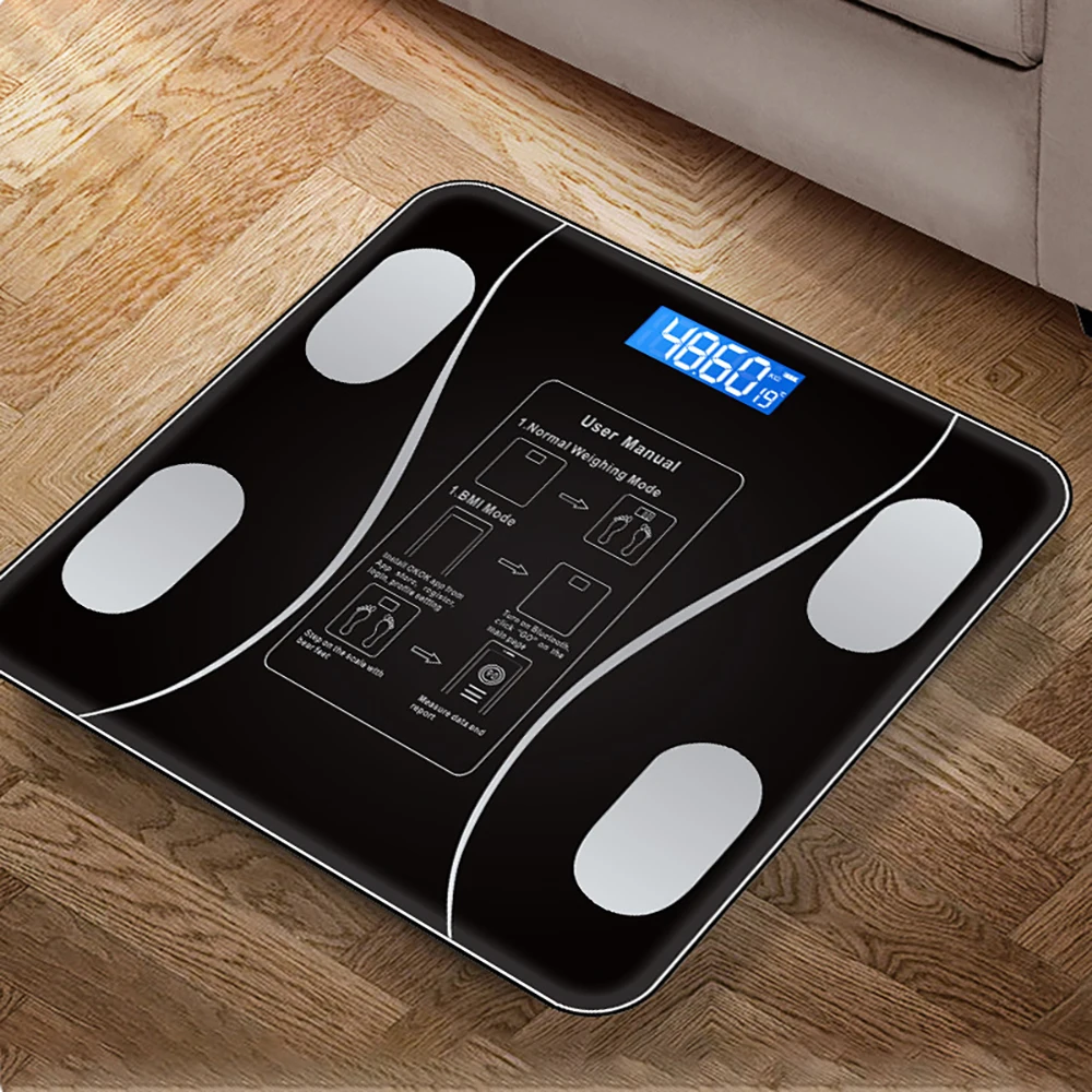 Body Fat Electronic Scale Smart Wireless Digital Bathroom Weight Scale Body Composition Analyzer