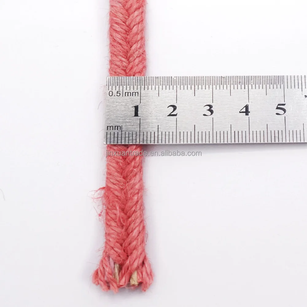 Ready to Ship 13colors 10mm Natrual Jute Cord Soutache Trimming  for Shoes