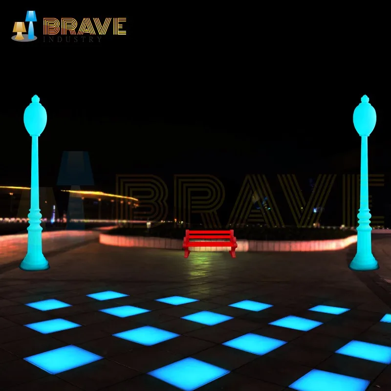 
2020 New 2ft x 2ft RGB color flash led dance floor tiles for sale led lights disco dance floor led wedding stage dance floor 