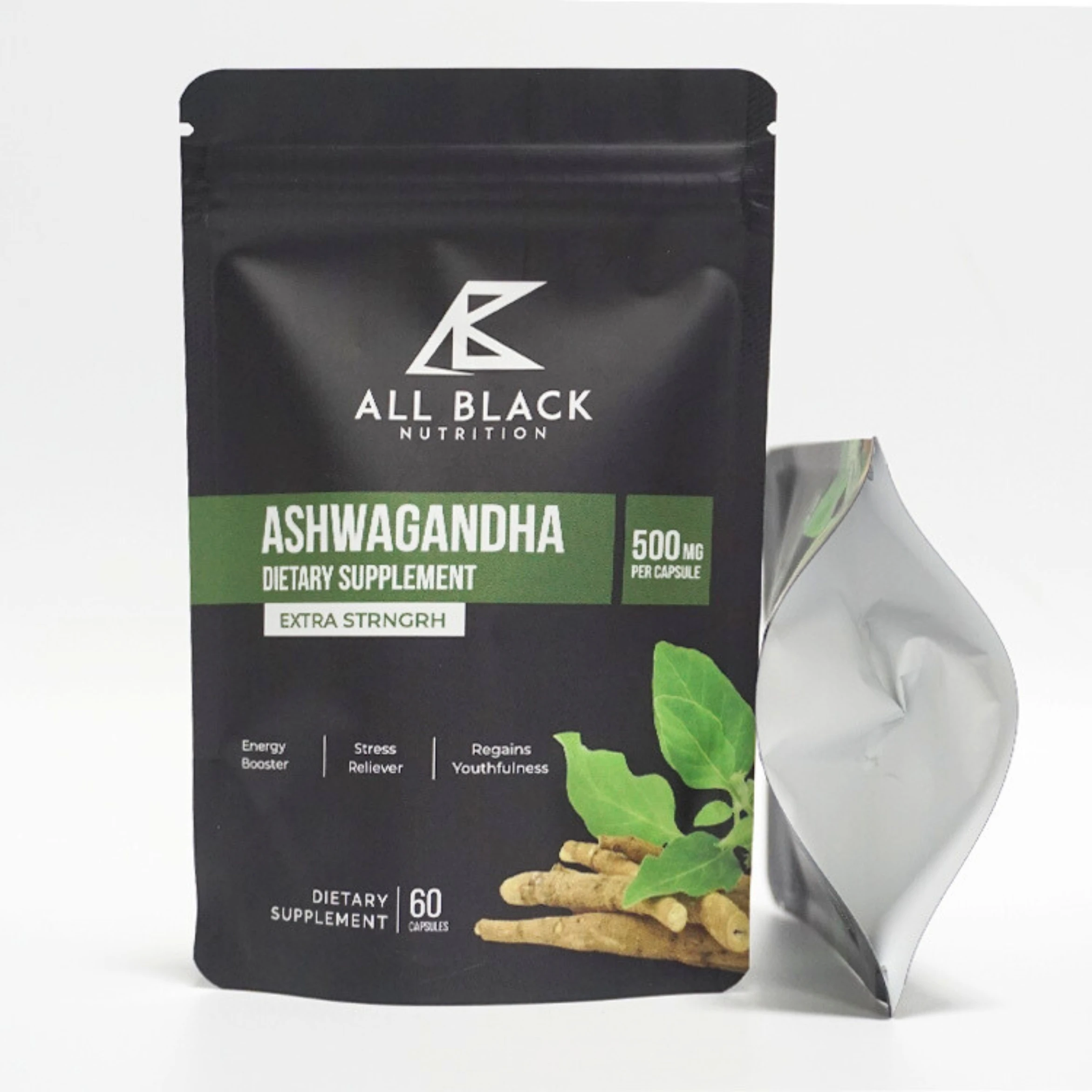 Digital Printing Small MOQ 500PCS Tomato Seeds Foil Laminated Mylar Ziplock Bags For Chia Seed Powder