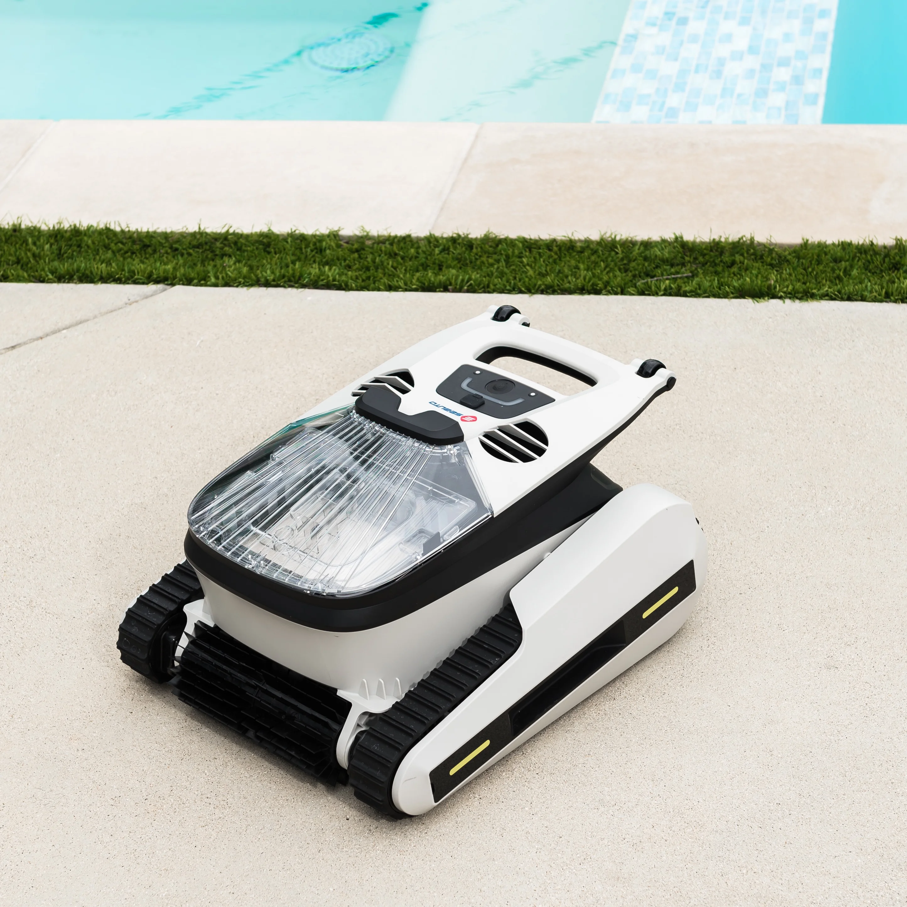 Automatic Intelligent Wireless Pool Vacuum Cleaner Robot Filter Type for Swimming Fish Pools