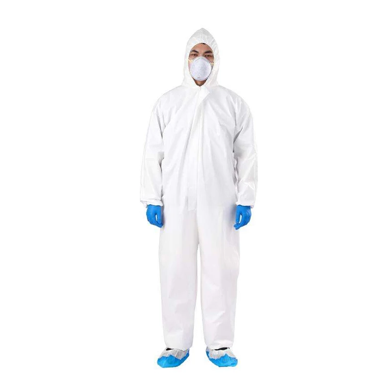 white disposable coverall suit  isolation clothes prevent asbestos tubeless type 5/6 protective cheap disposable coverall