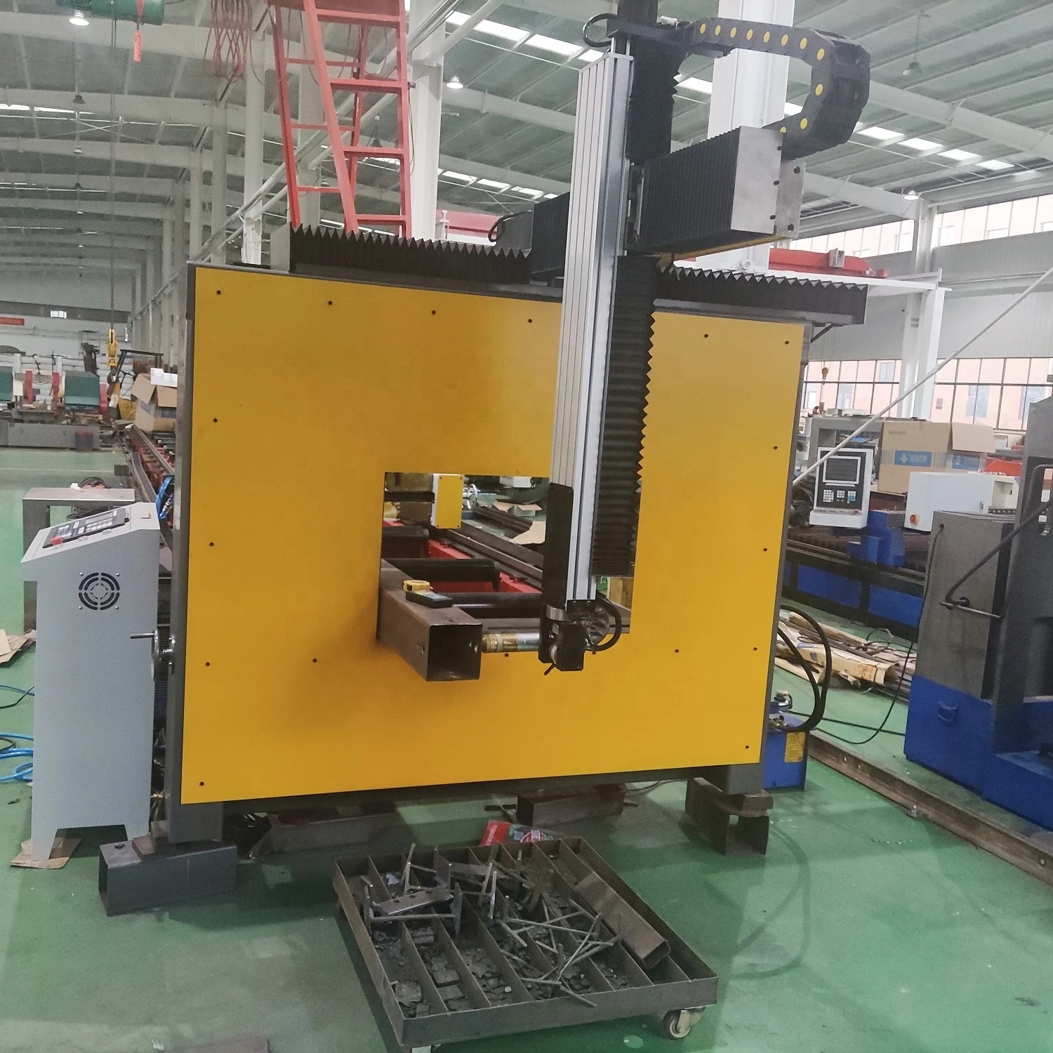large steel beam cutting machines cutting I steel beam Metal cnc plasma cutter