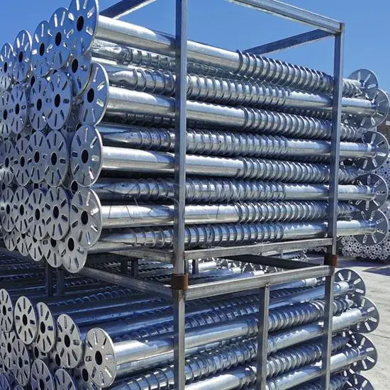 Adjustable Ground Screws for Prefab House Ground Anchor for Roadway Products
