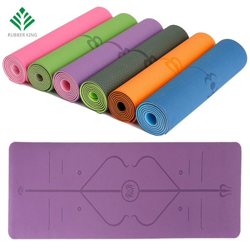 Hot Selling Wholesales Anti Slip Double Layer Yoga Mats Eco Friendly Exercise Cork Yoga Mat Wholesale Fitness Mats