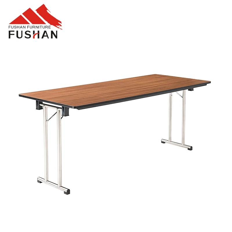 rectangle folding table for hotel banquet training room conference room commerical meeting table