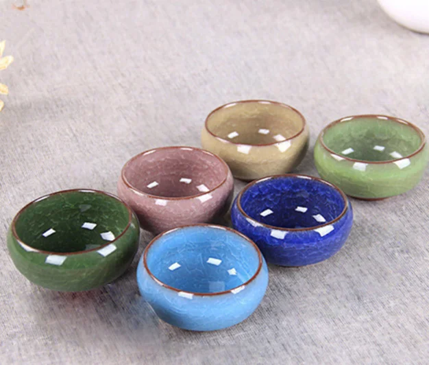 Ceramic Mini Flower Pot Cactus Plant Pots Flower Pots Container Planter for Home Garden Office Decoration